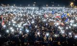 Demonstration against the government of Prime Minister Robert Fico, under the motto 'Slovakia is Europe. Enough Van Russia ', January 24 in Bratislava.