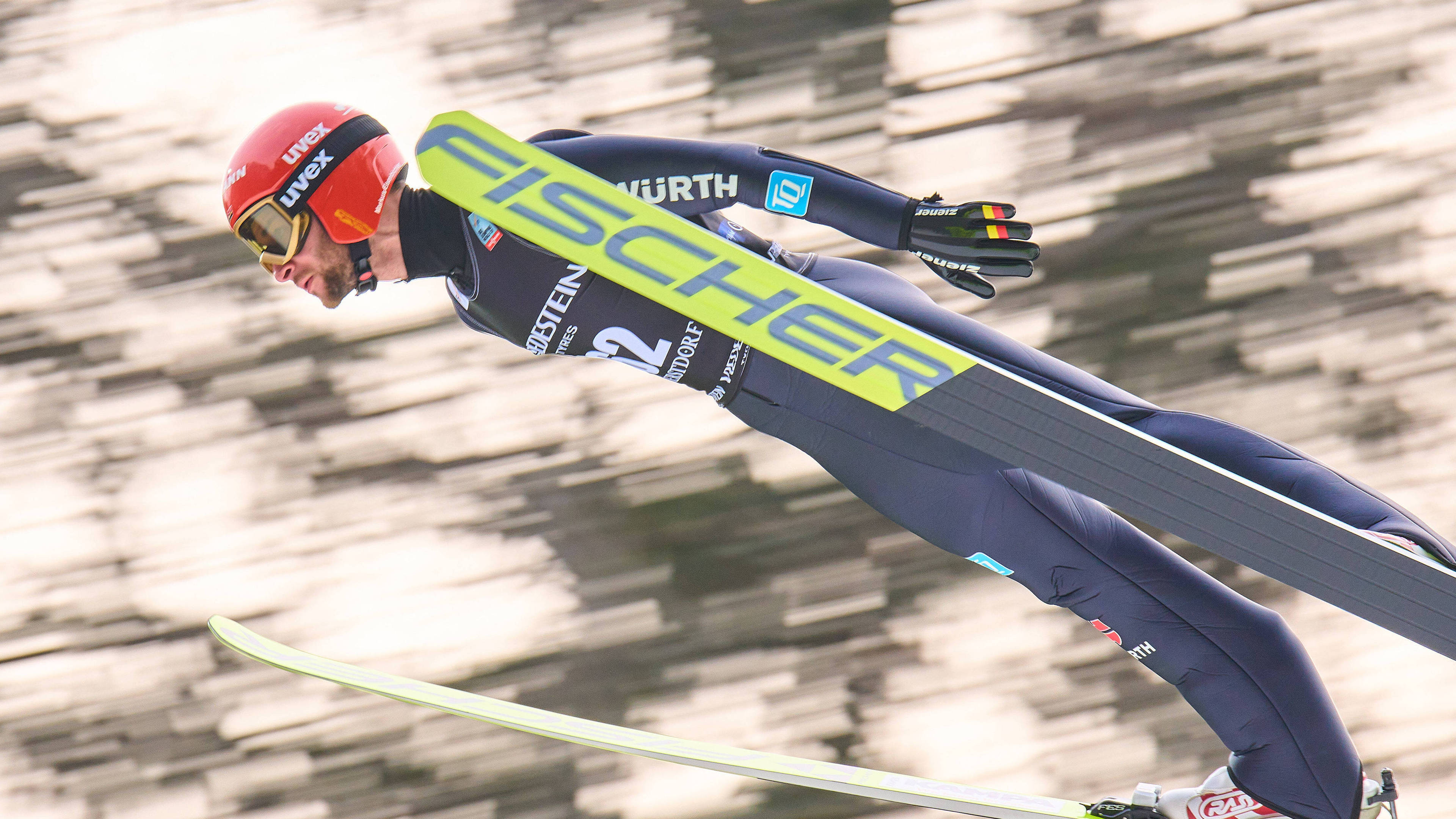 Markus Eisenbichler from Germany in action