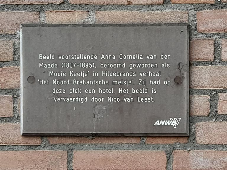 Inscription at image of beautiful Keetje (photo: Henk van Ingen)