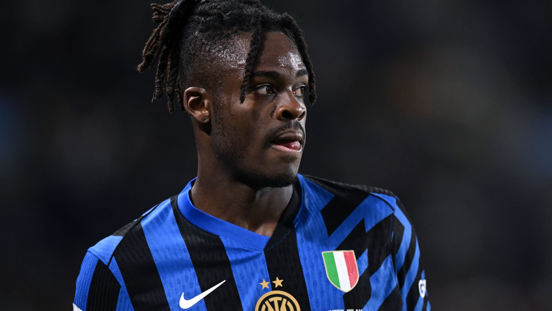 View towards the DFB team? Yann Aurel Bisseck from Inter Milan.