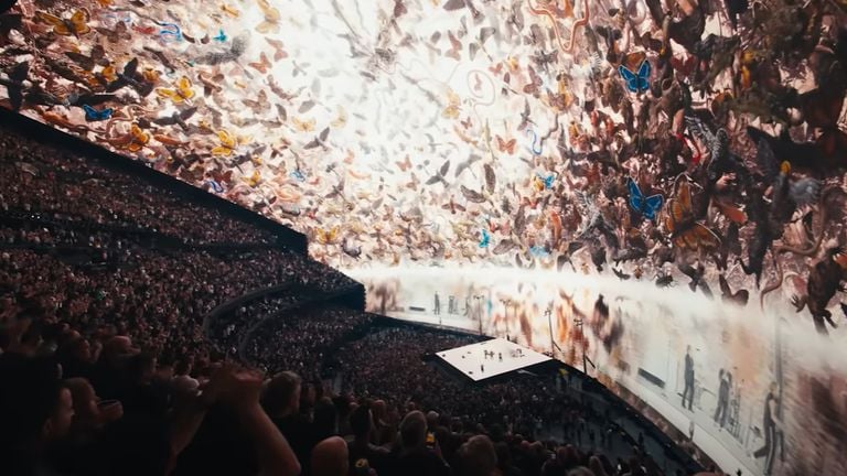 U2 in Sphere Las Vegas (photo: YouTube / U2). 