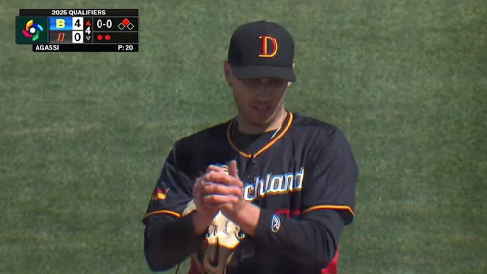 Jaden Agassi kam im vierten Inning ins Spiel, kassierte vier Runs