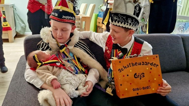 Youth Prince SQM and Treasure Bewarder Gijs with Lucas (Photo: Renske Krol).