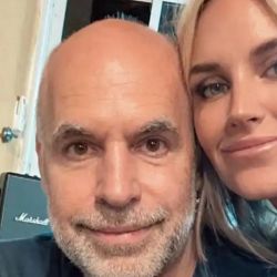 Horacio Rodriguez Larreta and Milagros Maylin | Photo: CEDOC