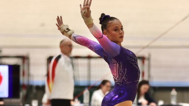 Elizya Kavak during a competition. (Photo: Sevda Deniz)