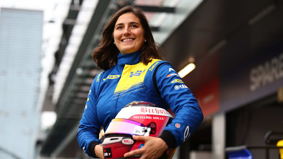 Tatiana Calderón (31) fuhr beim ersten Test für Lola Yamaha Abt