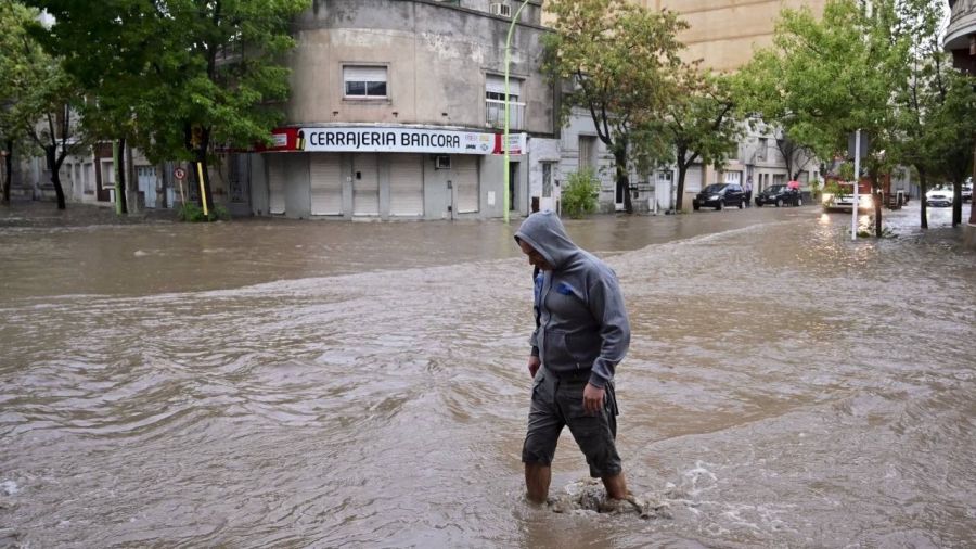 Bahía Blanca flooded