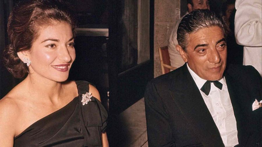 María Callas and Aristotle Onassis