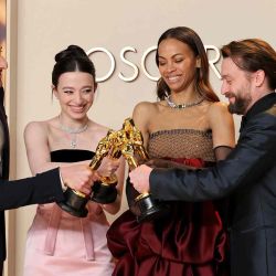 The four Oscar winners in the categories "Performance"They celebrate their consecration. | Photo: AP