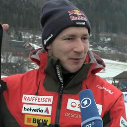 Marco Odermatt in an interview
