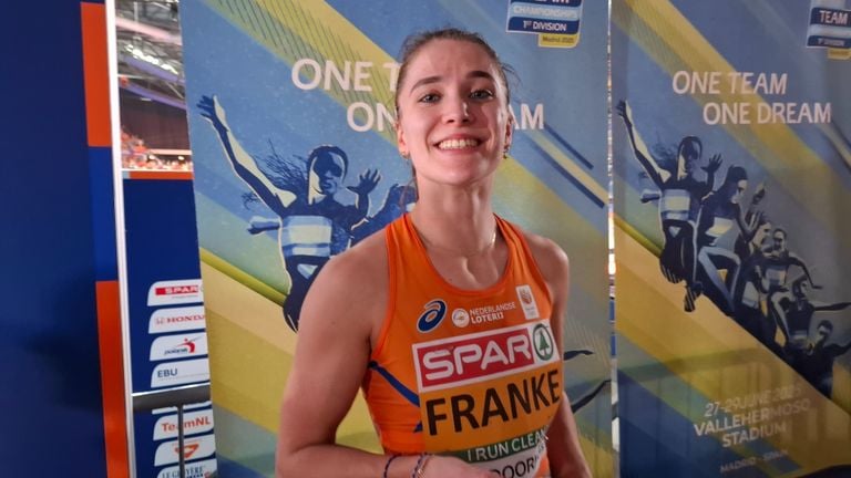 Nina Franke after the game (photo: Leon Voskamp).