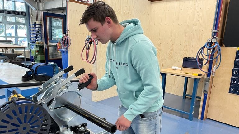 The students mainly love the variety (photo: René van Hoof).