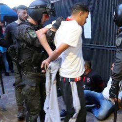 Arrests during the protest | Photo: CEDOC
