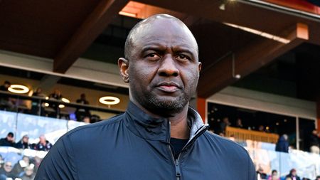 GENOA, ITALY - MARCH 2: Patrick Vieira, head coach of Genoa, looks on prior to kick-off in the Serie A match between Genoa and Empoli at Stadio Luigi Ferraris on March 2, 2025 in Genoa, Italy. (Photo by Getty Images/Getty Images)