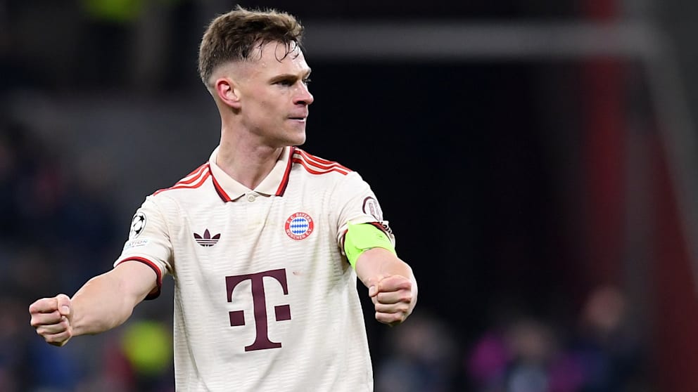 Inzwischen ein echter Leader! Joshua Kimmich (30) führt Bayern gegen Leverkusen ins Champions-League-Viertelfinale