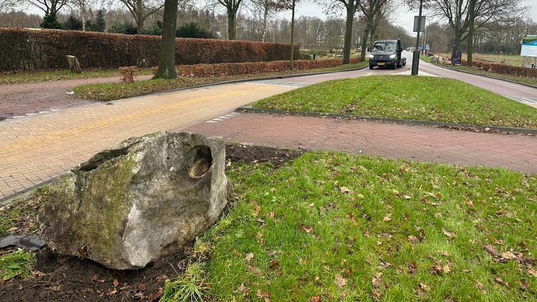The place where the stone was earlier (photo: Floortje Steigenga).