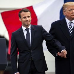 Macron and Trump | Photo: CEDOC