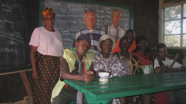 The first children about which Noud took care of (image: far -fetched/broadcaster Brabant).