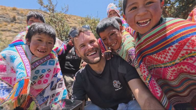 Martijn in Peru (image: far -fetched/broadcaster Brabant).