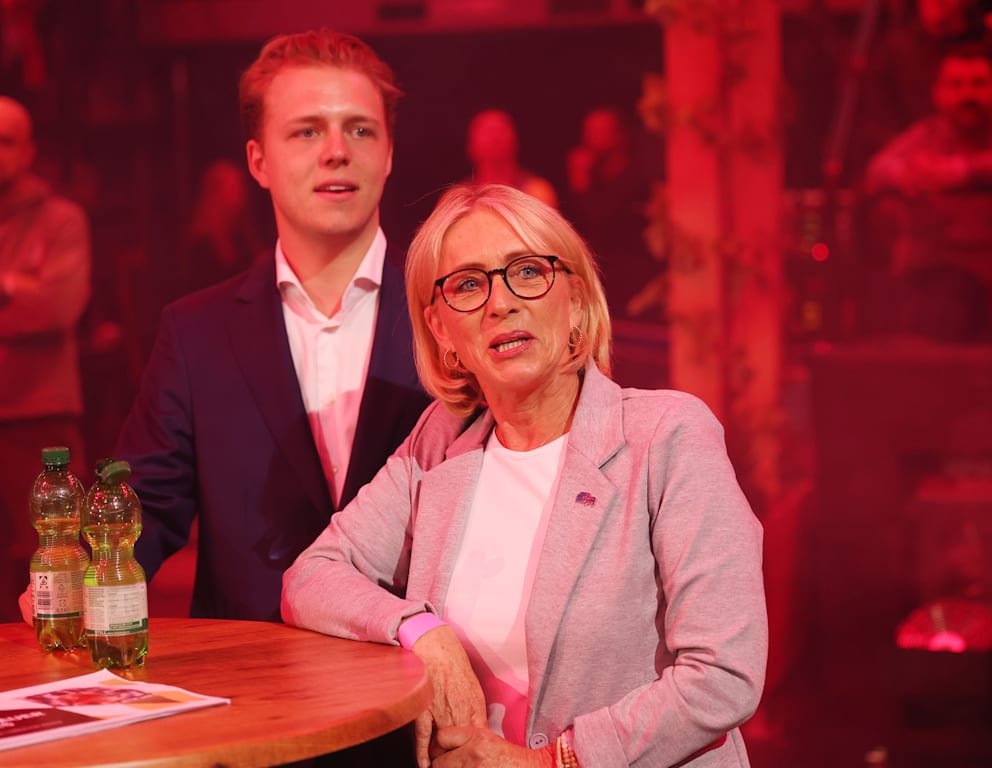 Heidi Beckenbauer (58) und Sohn Joel (25)