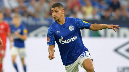 Levent Mercan as a professional at Schalke 04. Levent Mercan as a professional at Schalke 04.