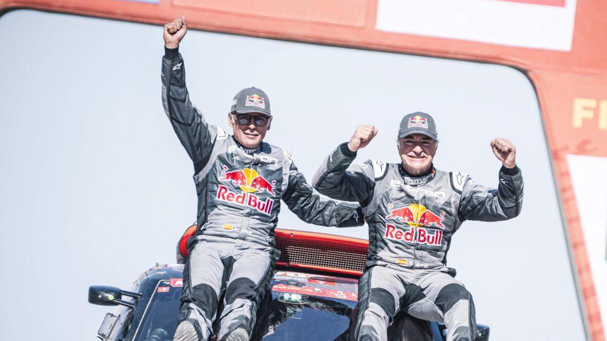 Lucas Cruz y Carlos Sainz, campeones del Dakar 2024