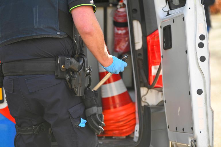 The knife that came out (photo: Rico Vogels / press agency Heitink).