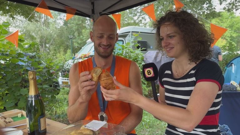 Sander de Graaf and Omroep Brabant journalist Manon Snoeren.