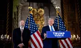 Prospective President Donald Trump gives press conferences on his Mar-A-Lago estate in South Florida on 20 January. 