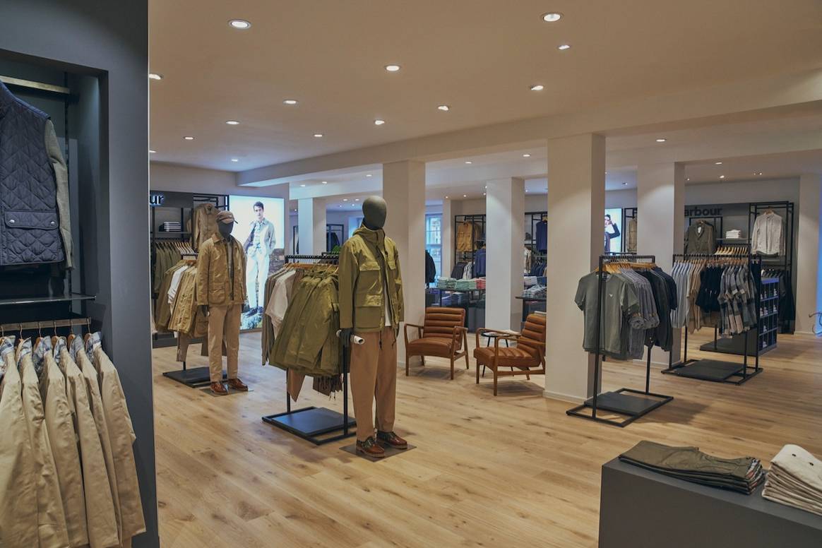 At Hirmer, Barbour opened his largest shopf area in Germany to date