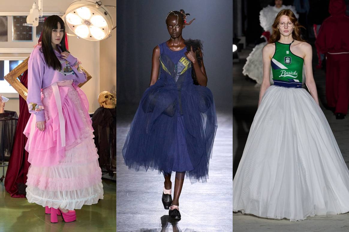 FW25 collections (from left to right): Pays des Fées, Chika Kisada and Basicks (