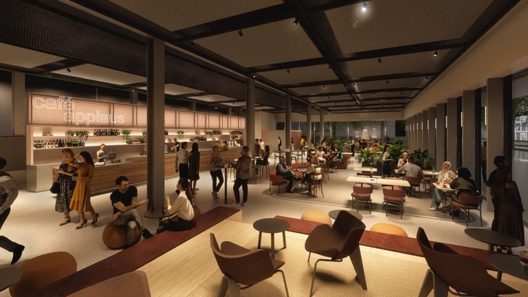 This is how the new theater café will look like 