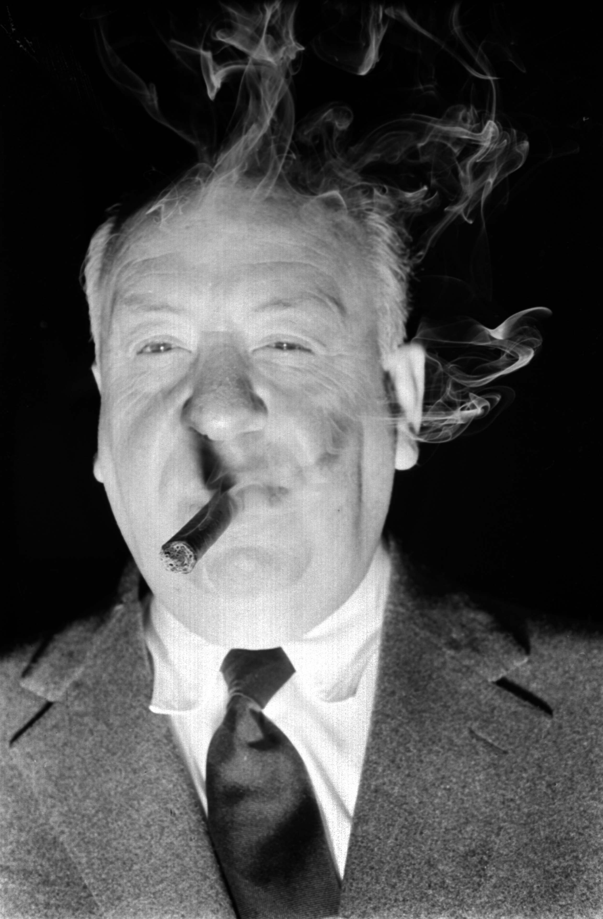 Hitchcock was a passionate cigar smoker