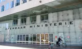 Building of the Public Prosecution Service on the IJdock, in Amsterdam. 