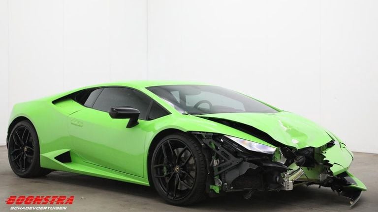 The Lamborghini that is for sale. (Photo: Boonstra damage vehicles)