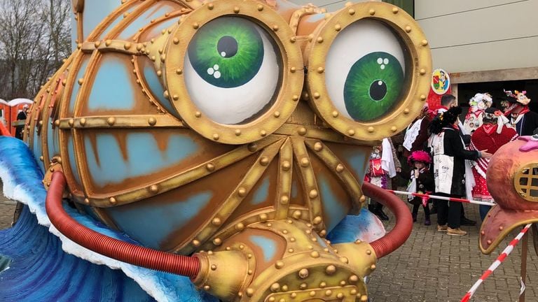 Snuit from the Leut-Onderzeeboot in the parade of 2025 (photo: Willem-Jan Joachems).