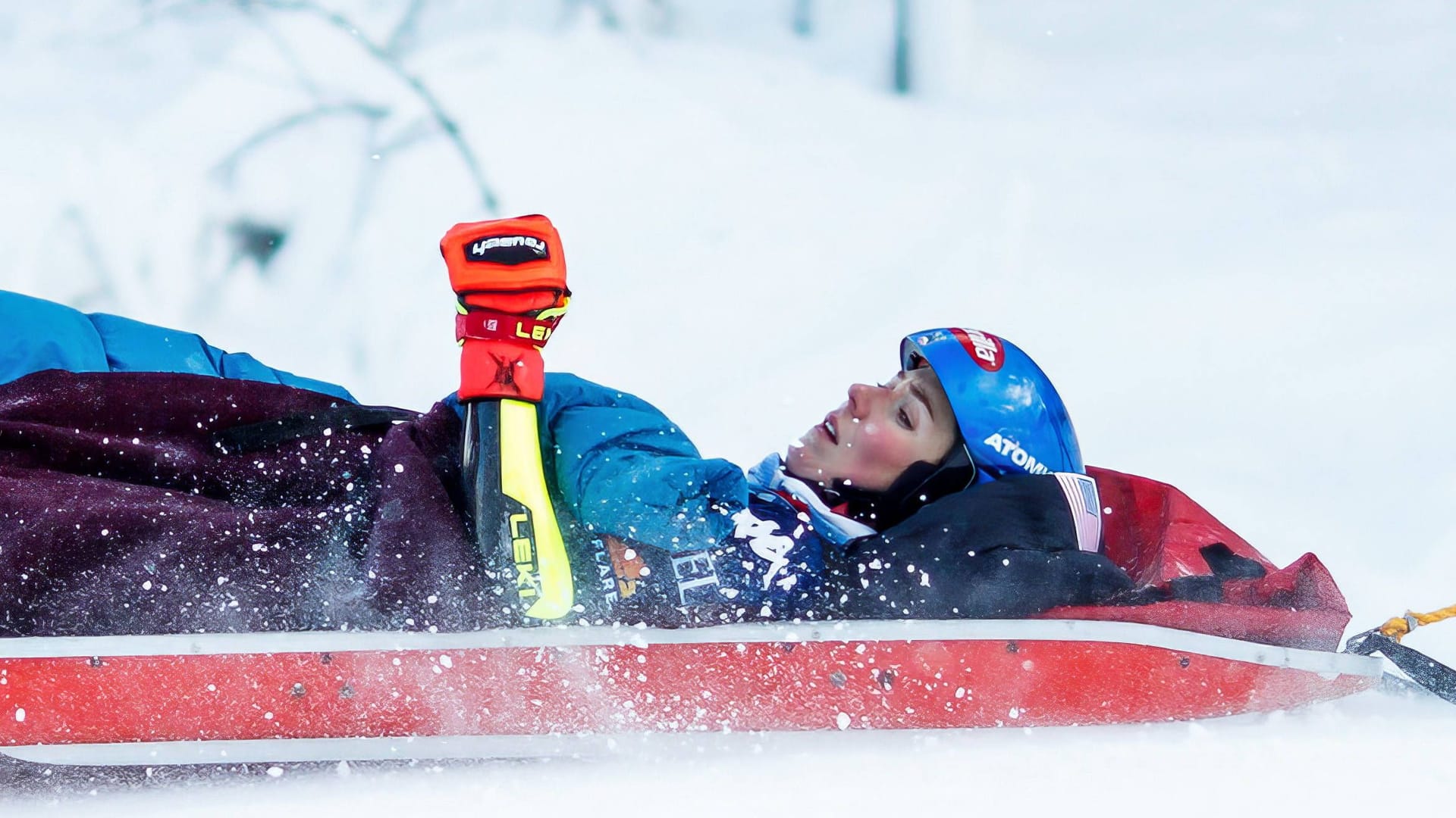 Bange minutes: After her fall in Killington, Mikaela Shiffrin was removed on a stretcher.