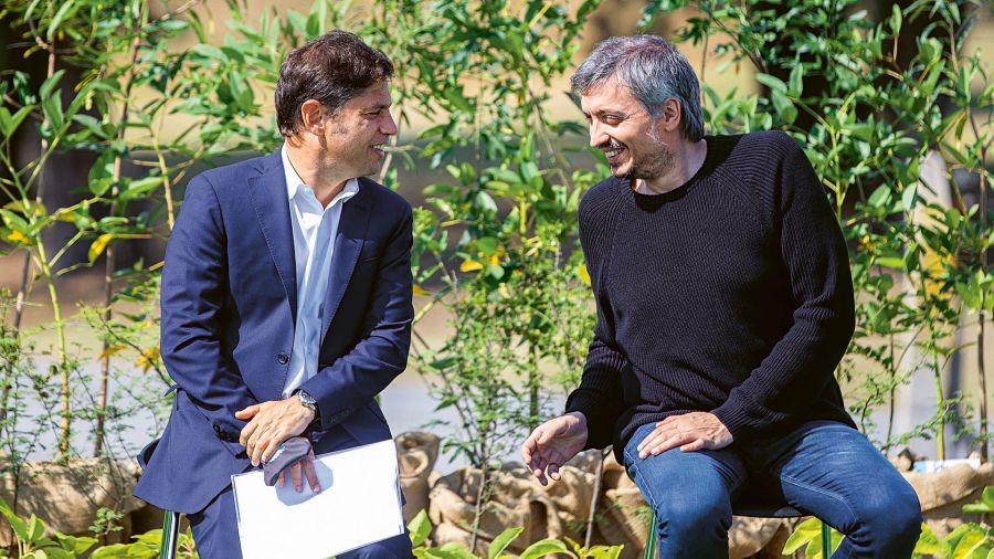 Axel Kicillof and Máximo Kirchner