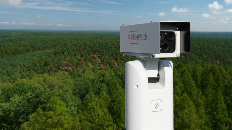 The camera that monitors the Brabant nature (photo: Erik Peeters).