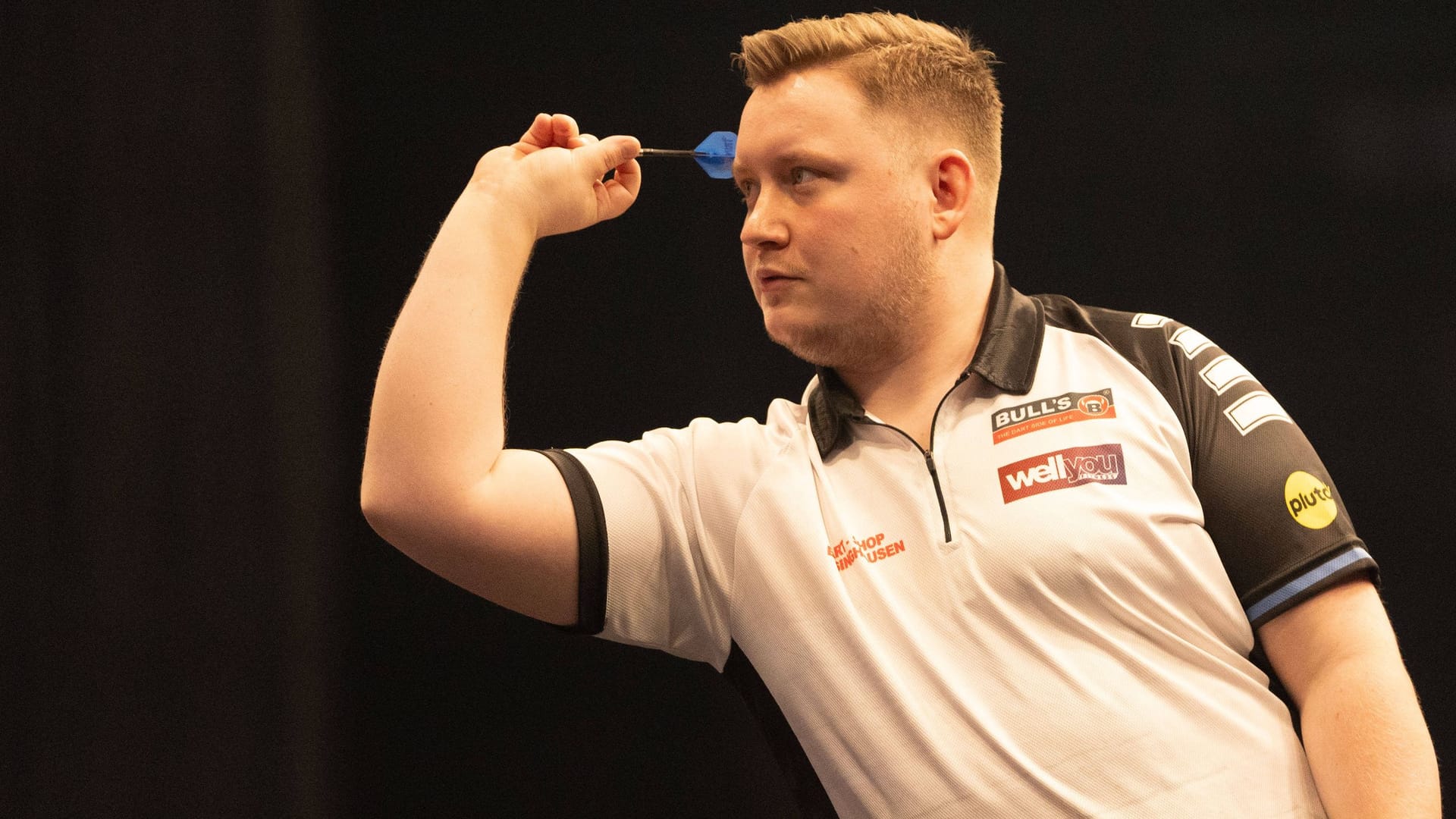 Martin Schindler: The German dart player was at the UK Open.
