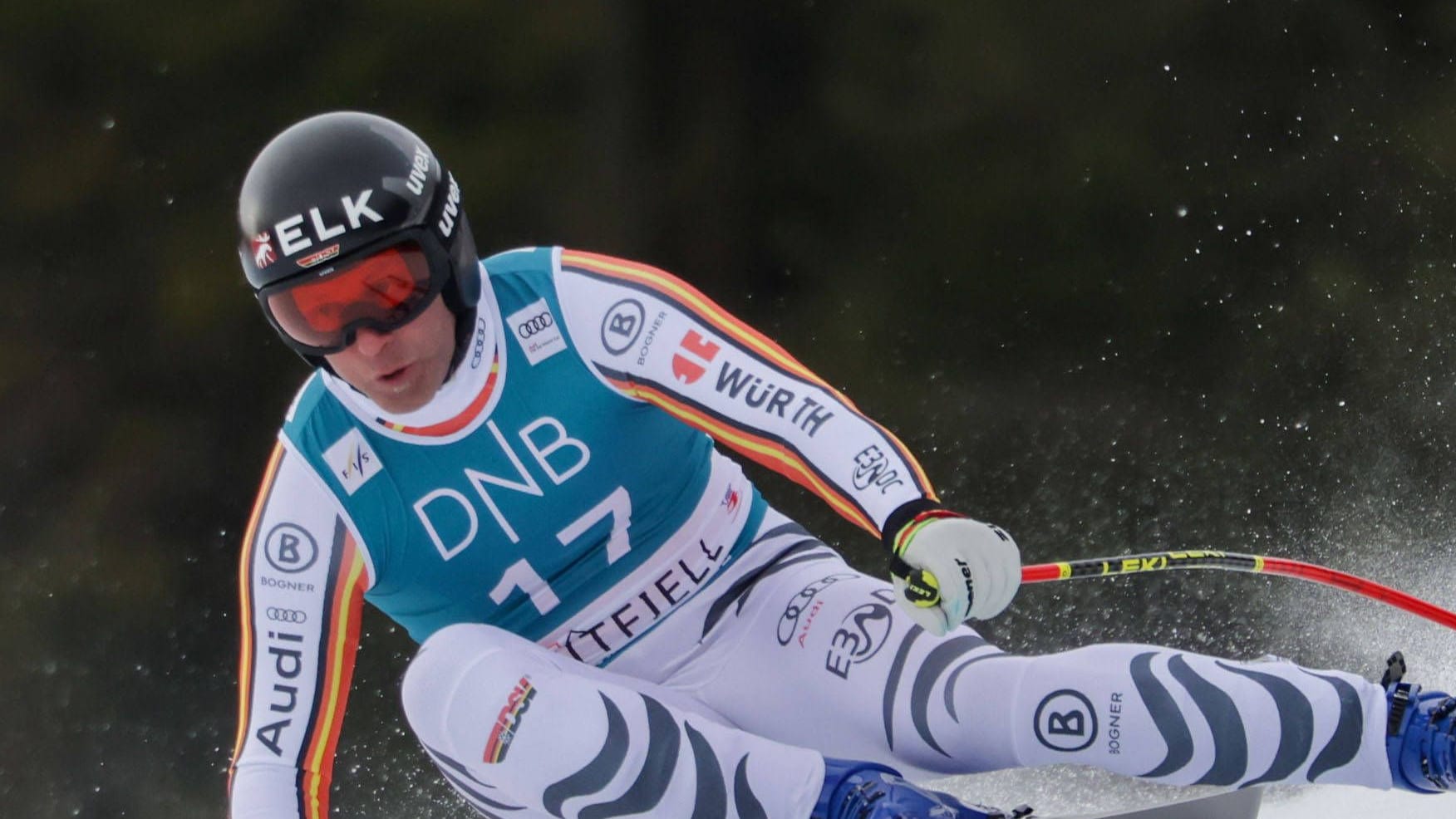 Romed Baumann: He won silver in the Super-G at the 2021 World Cup.