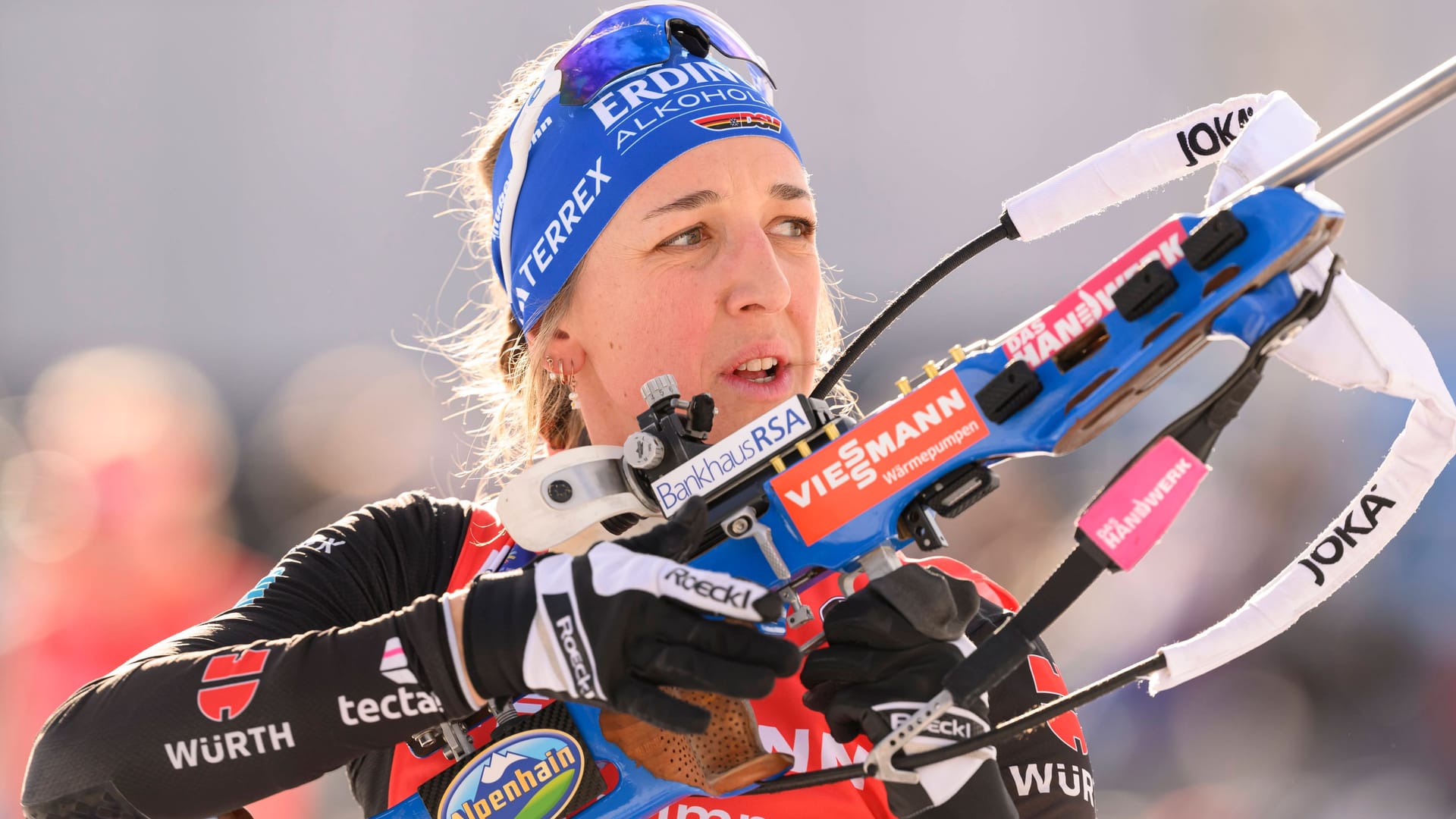 Tailed three times: Franziska Preuss is now falling into the season finale.
