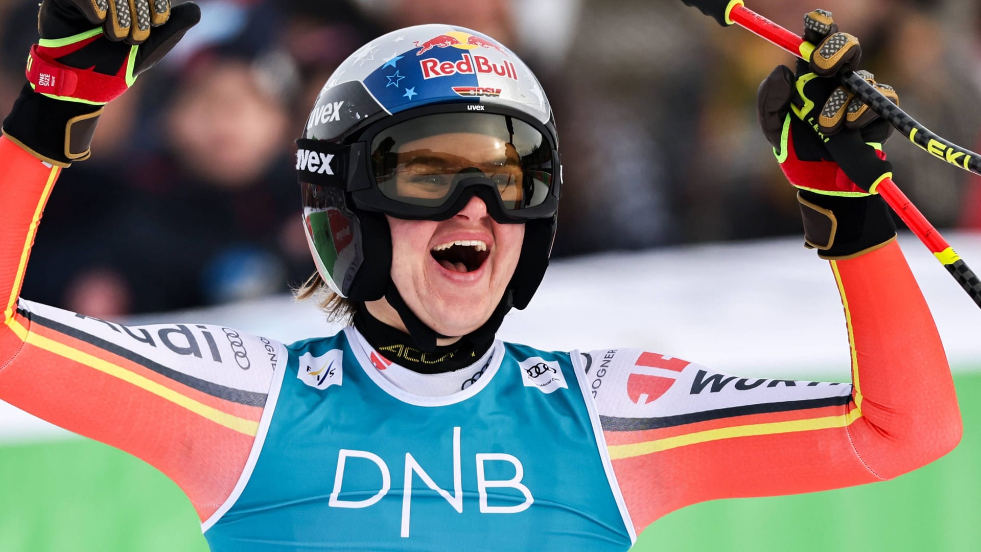Emma Aicher: Three hundredths of a second saved the victory of the German ski racer.