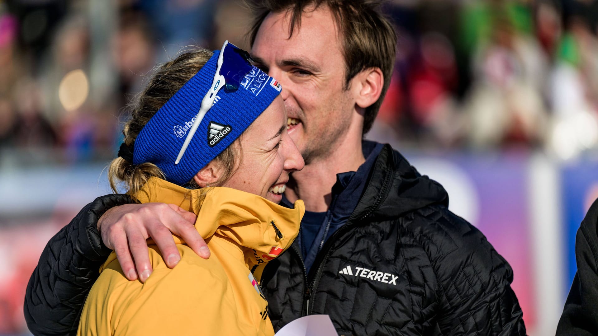 Franziska Preuß and Simon Schempp: The ex-biathlete is the partner of the overall World Cup winner.