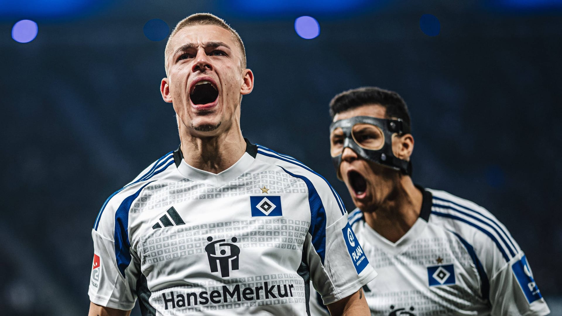 Miro Muheim (left) and Davie Selke: Both met for the HSV.
