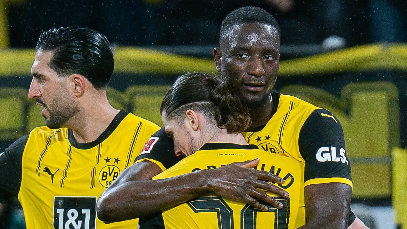 Emre Can, Marcel Sabitzer and Serhou Guirassy: The Dortmunders have home rights in the first leg.