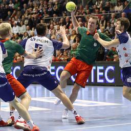 VfL Potsdam (in white) at the game in Magdeburg (Imago Images/Franziska Gora)