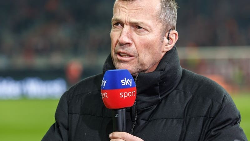 Football expert Lothar Matthäus M Interview at Sky.