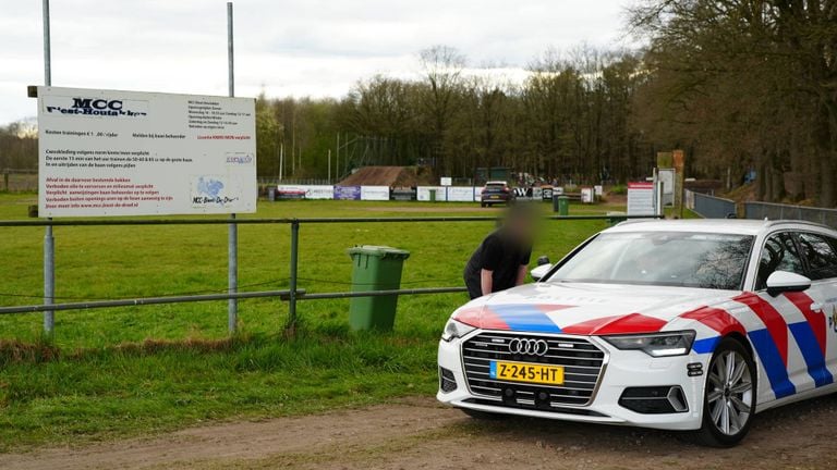 The police at the cross -area (photo: Erik Haverhals/press agency Heitink).