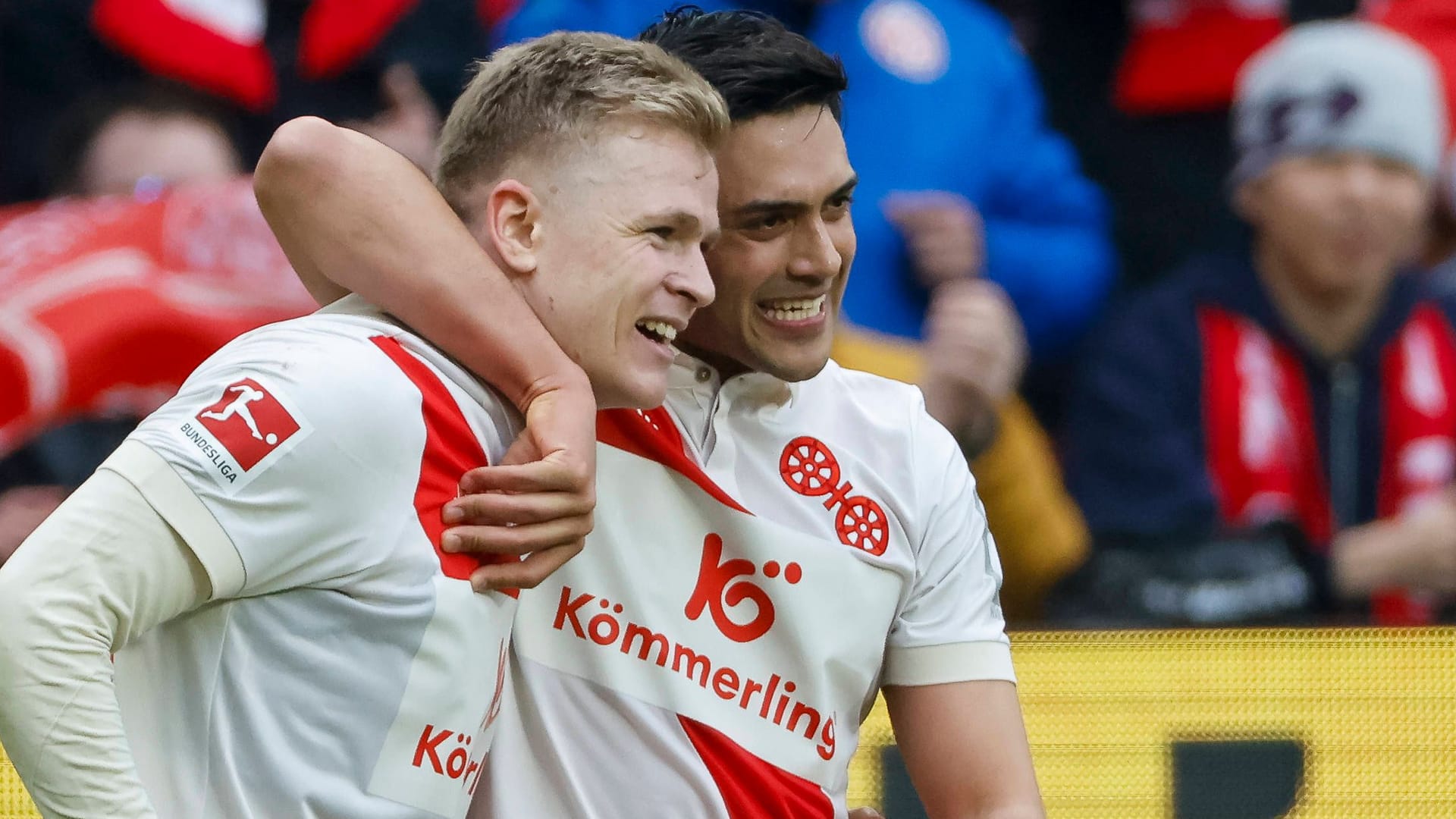 Figures of the upswing in Mainz: Jonathan Burkardt (left) and Nadiem Amiri. Interest from Munich is now said to have aroused Burkardt.